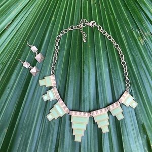 Tribal Necklace + Earring Set